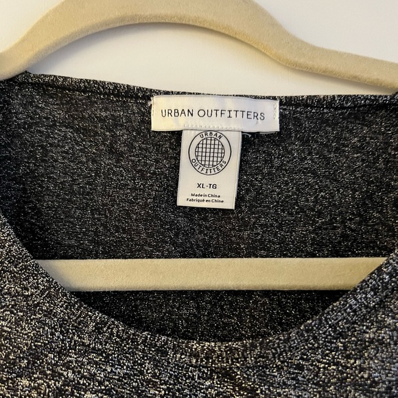 Black sparkly urban outfitters top - Picture 2 of 3